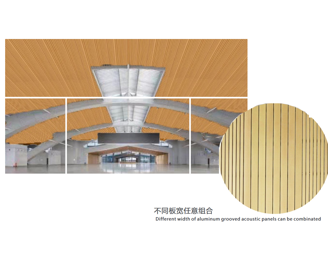 顶面铝条缝吸声板(图3)